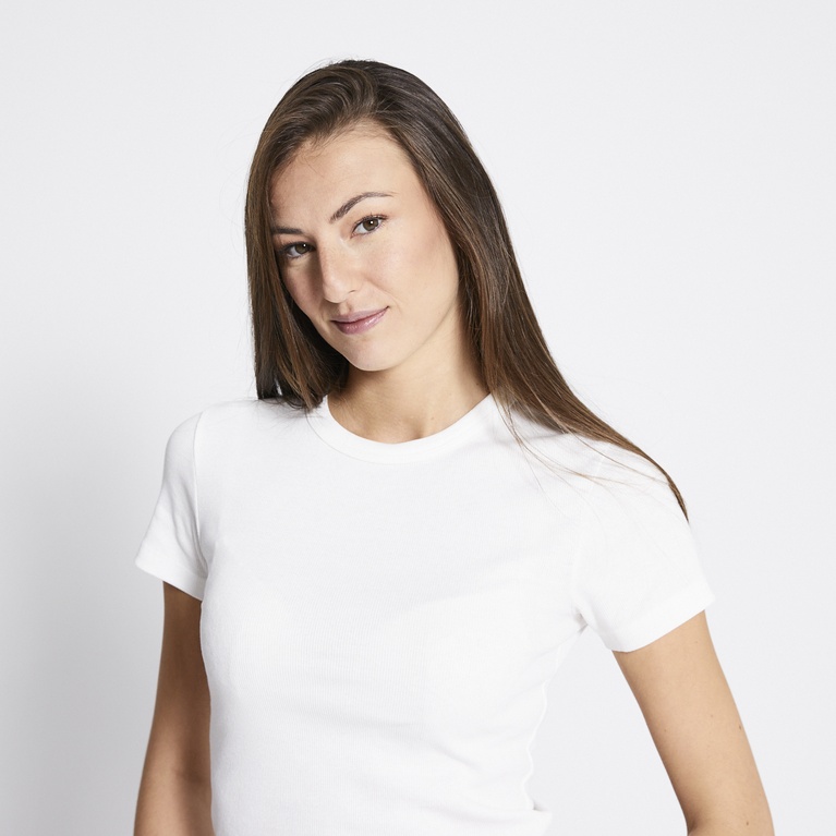 Ribbestrikket topp "Alvia Rib Top" Ribbestrikket topp "Alvia Rib Top"